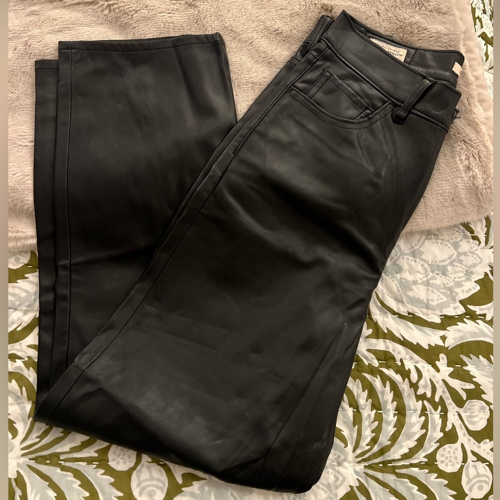 Levi’s leather jeans